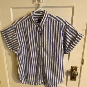 Gap Striped Button Up Shirt